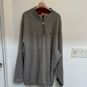 The Foundry Supply Co. Men's Charcoal Zip-Up Sweater